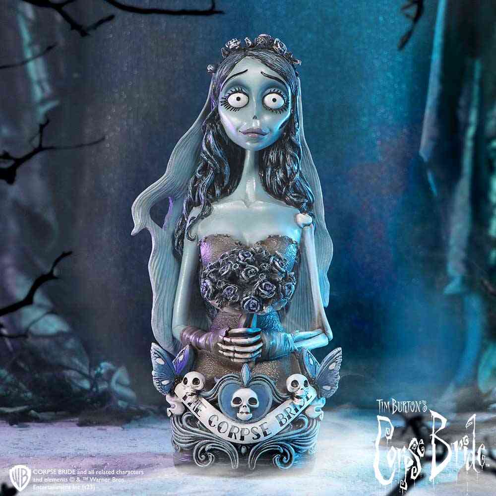 Nemesis Now Corpse Bride - Emily Bust 29.3cm Figurine - Multicolours